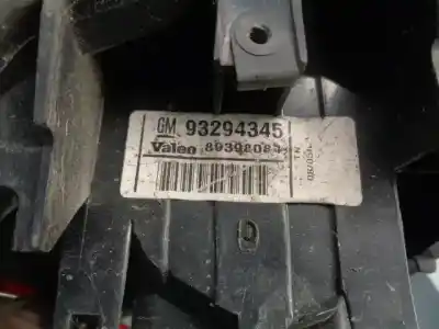 Second-hand car spare part left tailgate light for opel meriva 1.6 16v oem iam references 93294345  89398084