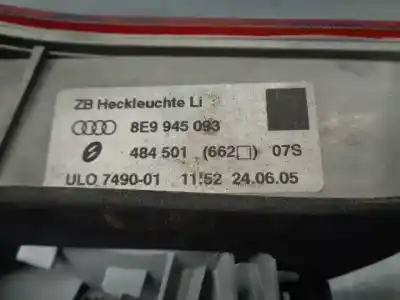 Автозапчастина б/у лівий ход ліхар для audi a4 b7 avant (8ed) 2.0 tdi посилання на oem iam 8e9945093  484501662