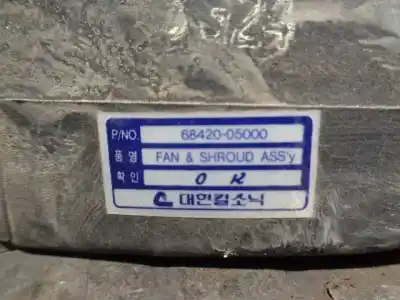 Автозапчасти б/у электрический вентилятор за ssangyong musso (fj) 2.9 d ссылки oem iam 6842005000  
