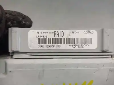 Gebrauchtes Autoersatzteil ecu-motorsteuergerät uce motorsteuergerät zum ford focus turnier (cak) 1.6 16v cat oem-iam-referenzen 98ab12a650cdg  