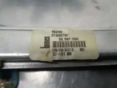 Peça sobressalente para automóvel em segunda mão elevador de vidros traseiro direito por lancia ypsilon (402) 1.2 cat referências oem iam 51935797  