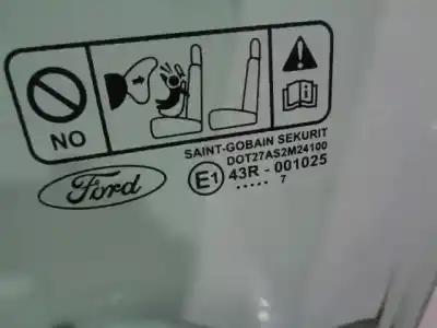 Second-hand car spare part left front glass window for ford s-max (ca1) 2.0 tdci cat oem iam references 43r001025 dot27asm24100 43r001025