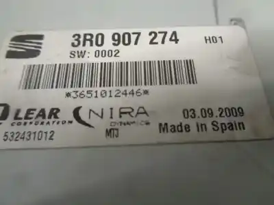 Peça sobressalente para automóvel em segunda mão módulo eletrônico por seat exeo st (3r5) (2009>) 2.0 tdi referências oem iam 3r0907274  522431012
