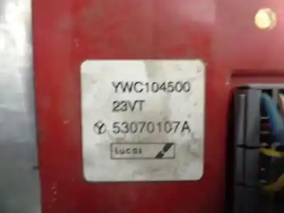 Peça sobressalente para automóvel em segunda mão caixa de fusíveis e relés por mg mg zs 1.8 16v cat referências oem iam yqe000070 53070107a ywc104500