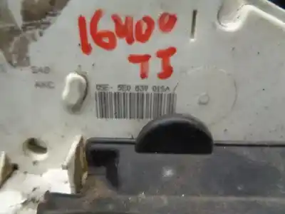 Автозапчасти б/у замок задней левой двери за skoda rapid spaceback (nh1) 1.6 tdi ссылки oem iam 5e0839015a  