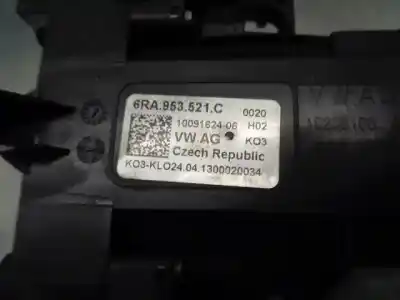 Pezzo di ricambio per auto di seconda mano controllo della luce per skoda rapid spaceback (nh1) 1.6 tdi riferimenti oem iam 6ra953521c  
