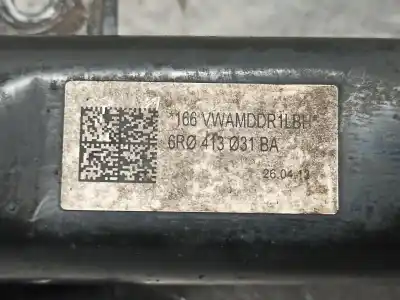 Автозапчастина б/у передній правий амортизатор для skoda rapid spaceback (nh1) 1.6 tdi посилання на oem iam 6r0413031ba  