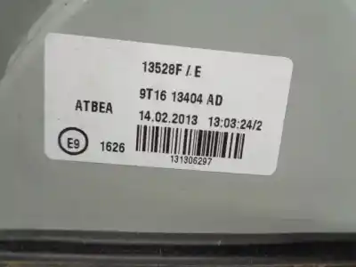 Автозапчасти б/у правый задний фонарь за ford tourneo connect (tc7) 1.8 tdci cat ссылки oem iam 9t1613404ad  
