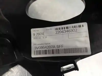 Peça sobressalente para automóvel em segunda mão apoio de braço consola central por skoda superb combi (3v5) 2.0 tdi referências oem iam 3v0864207a  