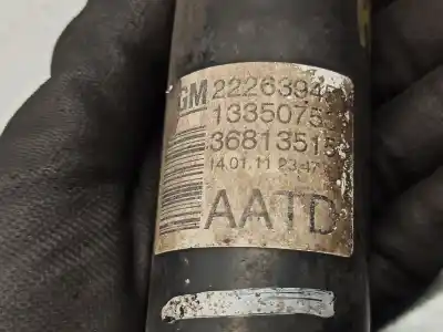 Автозапчасти б/у задний левый амортизатор за opel meriva b monospace (s10) 1.7 cdti (75) ссылки oem iam 22263945  