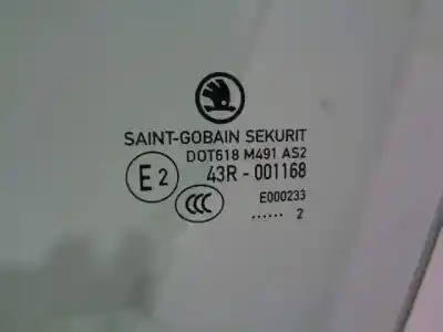 İkinci el araba yedek parçası sol ön pencere için skoda superb combi (3v5) 2.0 tdi oem iam referansları 3v0845201 dot618m491as2 43r001168