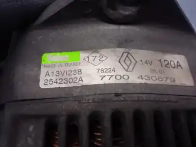 Pièce détachée automobile d'occasion alternateur pour renault clio ii fase ii (b/cb0) 1.9 dti diesel 80 cv / 59 kw références oem iam   