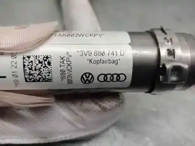 Peça sobressalente para automóvel em segunda mão airbag de cortina dianteiro esquerdo por skoda superb combi (3v5) 2.0 tdi referências oem iam 3v9880741d  