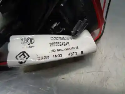 Second-hand car spare part left tailgate light for renault clio iv 0.9 oem iam references 265552424r  