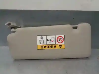Second-hand car spare part right sunshade for renault clio iv 0.9 oem iam references 964003555r