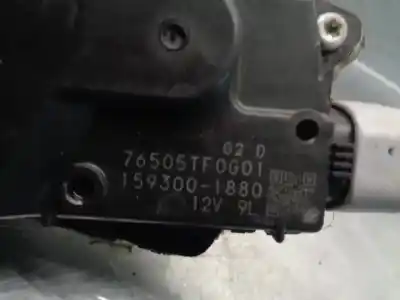 Автозапчастина б/у двигатель передніх склоочисників для honda jazz (ge) 1.4 cat посилання на oem iam 76505tf0g01  1593001880