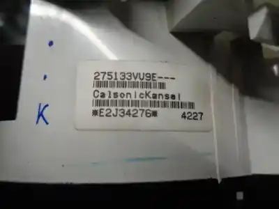 Peça sobressalente para automóvel em segunda mão comando de sofagem (chauffage / ar condicionado)  por nissan note (e11e) 1.5 dci turbodiesel cat referências oem iam 275133vu9e  05090233