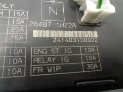 Second-hand car spare part fuse box unit for nissan note (e11e) 1.5 dci turbodiesel cat oem iam references 284b71hz2a  241403100022