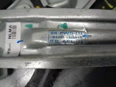 Second-hand car spare part rear left window regulator for hyundai i10 1.0 cat oem iam references 83450b4000  