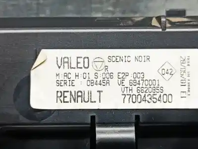 Pezzo di ricambio per auto di seconda mano controllo climatico per renault scenic (ja..) 1.9 dci authentique riferimenti oem iam 7700435400  69470001