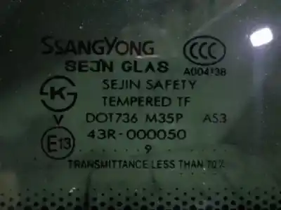 Автозапчастина б/у moon custodi задня прав для ssangyong actyon 2.0 td cat посилання на oem iam dot736m35pas3 dot736m35pas3 43r0000509