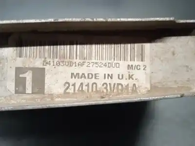 Second-hand car spare part water radiator for nissan note (e11e) 1.5 dci turbodiesel cat oem iam references 214103vd1a  