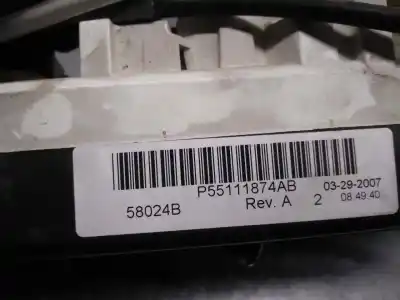 Peça sobressalente para automóvel em segunda mão comando de sofagem (chauffage / ar condicionado)  por jeep compass 2.0 crd cat referências oem iam 55111874ab  