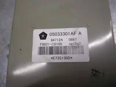 Second-hand car spare part electronic module for jeep compass 2.0 crd cat oem iam references 5033301af  