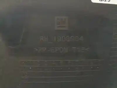 Автозапчастина б/у обликка задніх правіх дверей для opel zafira tourer c (p12) 2.0 cdti (75) посилання на oem iam 1903904  340685796