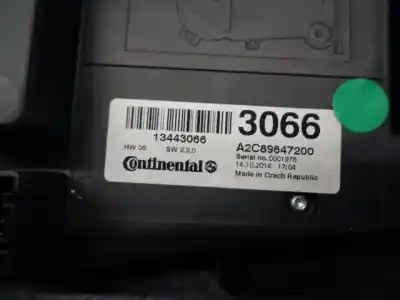 Автозапчастина б/у аудіо система / радіо cd для opel zafira tourer c (p12) 2.0 cdti (75) посилання на oem iam 13443066  a2c89647200