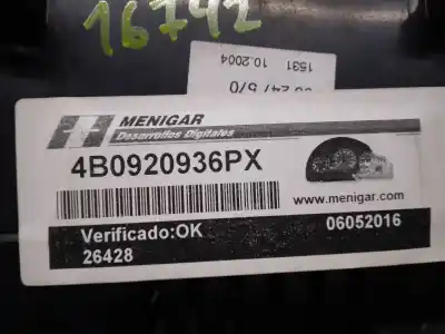 Автозапчасти б/у приборная доска за audi a6 c5 avant (4b5, 4b6) 2.5 tdi ссылки oem iam 4b0920936px  110208948