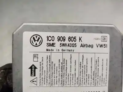Gebrauchtes Autoersatzteil steuergerät airbag zum volkswagen polo (9n3) 1.4 16v oem-iam-referenzen 1c0909605k  5wk43125