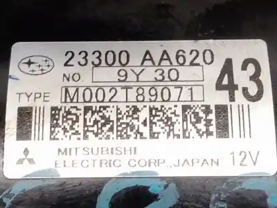 Автозапчастина б/у двигун запускається для subaru legacy berl. b13 (bl) 2.0 d classic посилання на oem iam 23300aa620  m002t89071