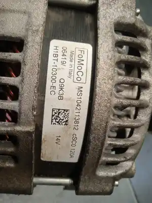 Автозапчастина б/у генератор для ford fiesta vii (hj, hf) 1.0 ecoboost mhev посилання на oem iam h1bt10300ec  ms1042113812