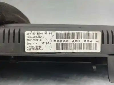 Pièce détachée automobile d'occasion compteur de vitesse tableau de bord pour renault scénic ii (jm0/1_) 1.6 16v (jm1r) références oem iam 8200461294  281133520