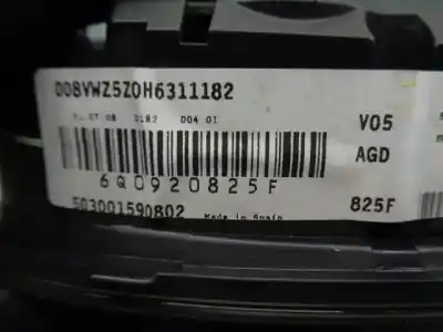 Gebrauchtes Autoersatzteil instrumententafel zum volkswagen polo (9n3) 1.4 tdi dpf oem-iam-referenzen 6q0920825f  555001490100