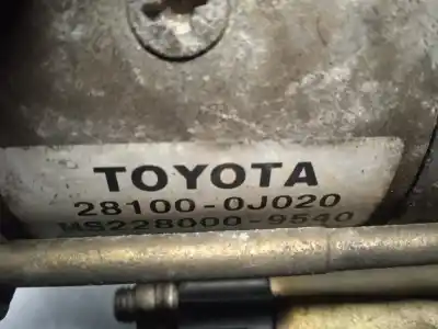 Автозапчастина б/у двигун запускається для toyota yaris (ncp1/nlp1/scp1) 1.3 expo посилання на oem iam 281000j020  ms2280009540