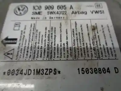Автозапчасти б/у блок управления подушками безопасности за seat toledo (1m2) 1.9 tdi ссылки oem iam 1c0909605a  5wk43122