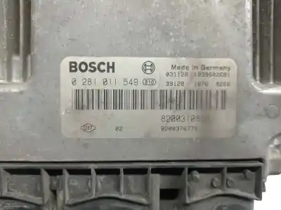 Second-hand car spare part ecu engine control for renault megane ii sedán (lm0/1_) 1.9 dci (lm0g lm1g lm2c) oem iam references 8200310863  0281011549