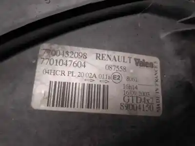 Автозапчасти б/у левая фара за renault megane i scenic (ja0) 1.9 dti diesel cat ссылки oem iam 7701047604  89004150