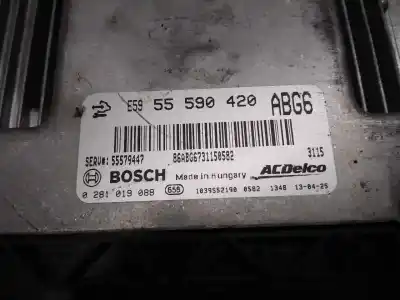 Автозапчасти б/у блок управления двигателем за opel insignia a sedán (g09) 2.0 cdti (69) ссылки oem iam 55590420  0281019088
