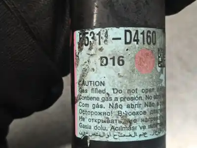 Second-hand car spare part rear left shock absorber for kia optima (jf) 1.7 crdi oem iam references 55311d4160  