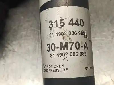 Peça sobressalente para automóvel em segunda mão amortecedor traseiro esquerdo por opel insignia a sedán (g09) 2.0 cdti (69) referências oem iam 315440  814902006989