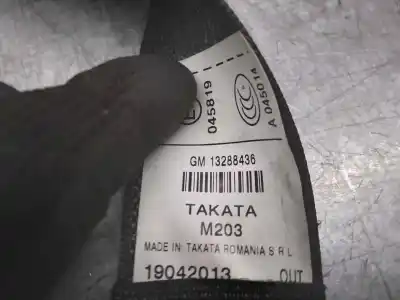 Автозапчасти б/у задний правый ремень безопасности за opel insignia a sedán (g09) 2.0 cdti (69) ссылки oem iam 13288436  