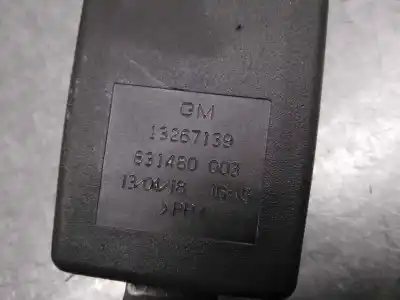 Peça sobressalente para automóvel em segunda mão chicote / encaixe cinto segurança por opel insignia a sedán (g09) 2.0 cdti (69) referências oem iam 13267139  