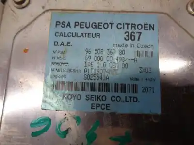 Second-hand car spare part ecu engine control for citroen c3 1.4 oem iam references 9650836780  6900000498