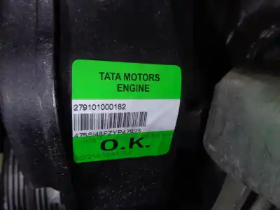 Second-hand car spare part complete engine for tata indica * oem iam references 475si48 279101000182 fzyp47925