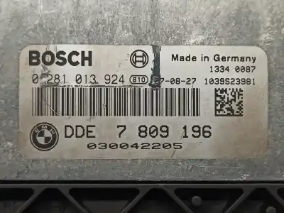 Tweedehands auto-onderdeel ecu motorcontroller voor bmw x3 (e83) 2.0 sd oem iam-referenties 7809196  0281013924