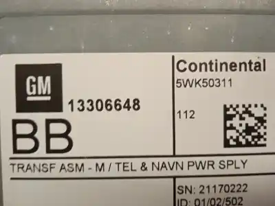 Second-hand car spare part electronic module for chevrolet aveo 1.3 diesel cat oem iam references 13306648  