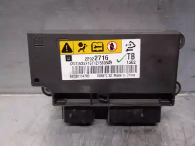 Pièce détachée automobile d'occasion boitier de commande d'airbag pour chevrolet aveo berlina hatchback 1.3 diesel cat références oem iam 22922716  a2c82134700
